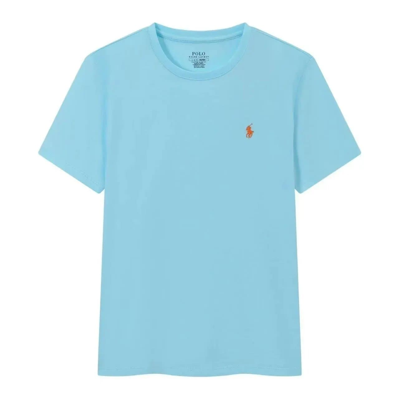 Polo Ralph Lauren Polo Tee Heather Grey — 天蓝红标