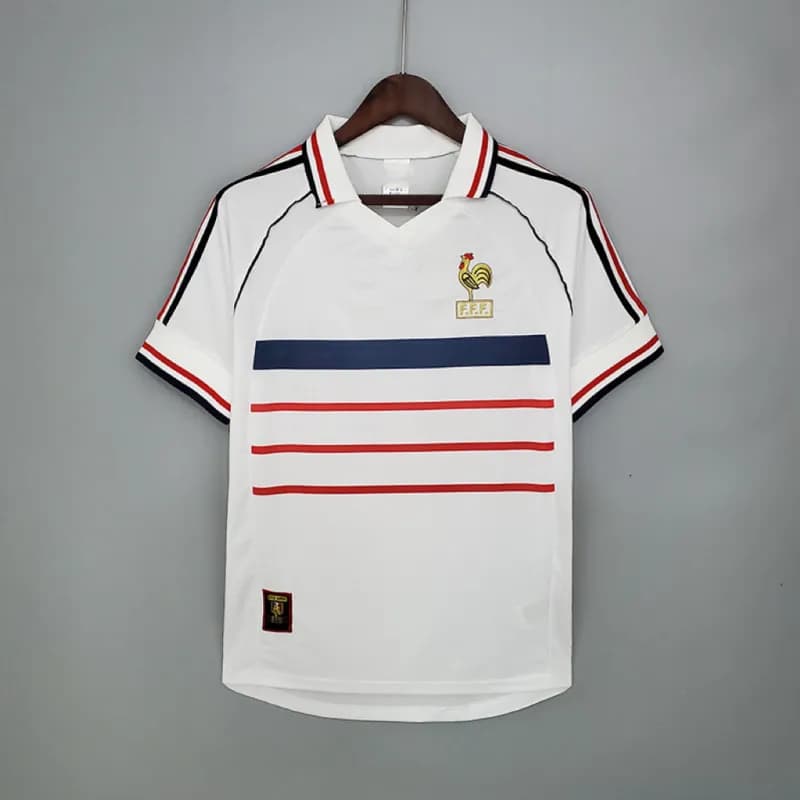 Adidas France 1998 Home Shirt Gaulois Rooster