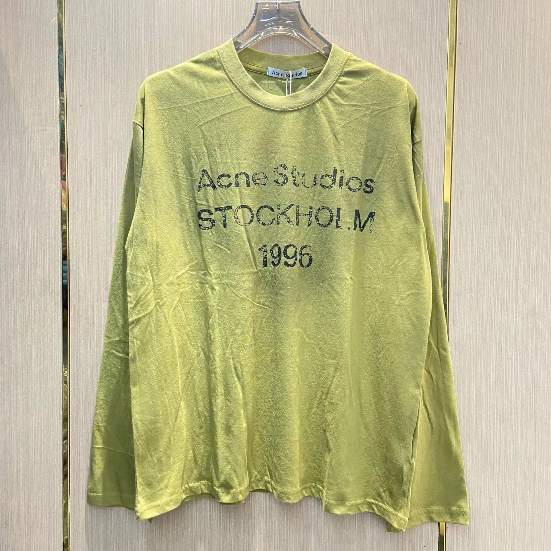 Acne Studios Graphic Tee Stockholm 1996 — N10橄榄绿