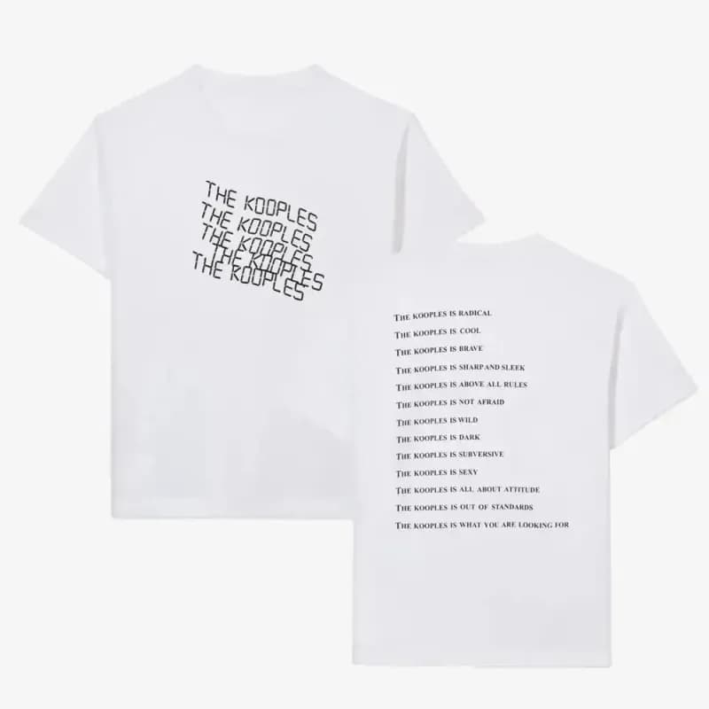 Graphic Tee The Kooiples Repeat Print