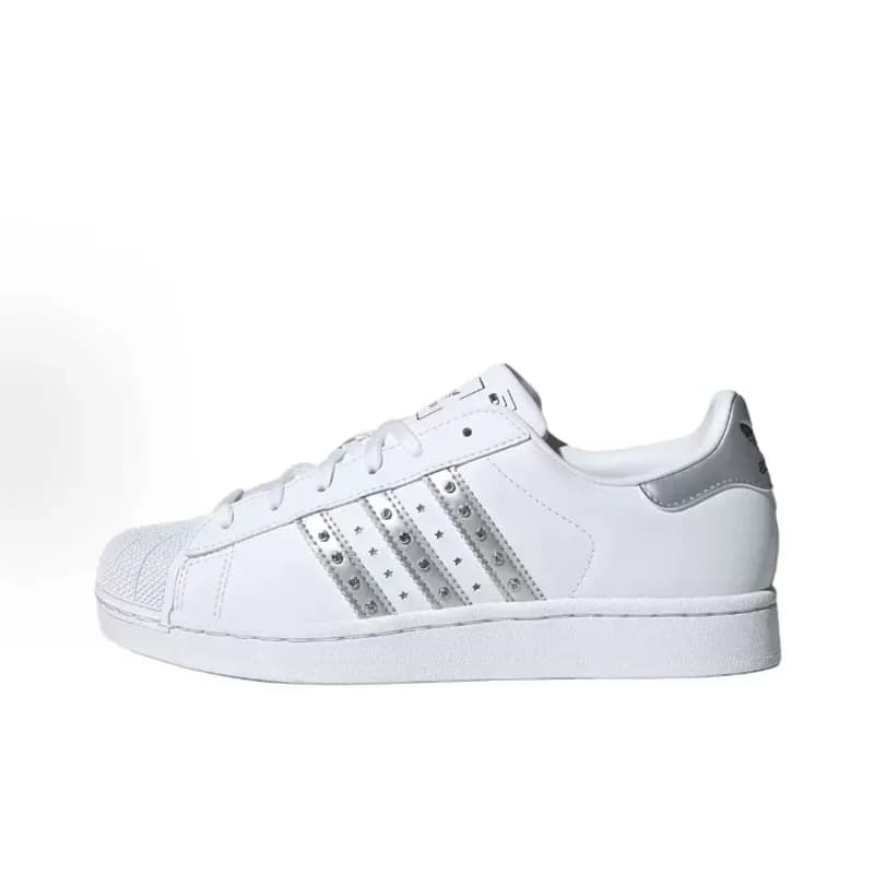 Adidas Superstar Leopard Print — 金属银