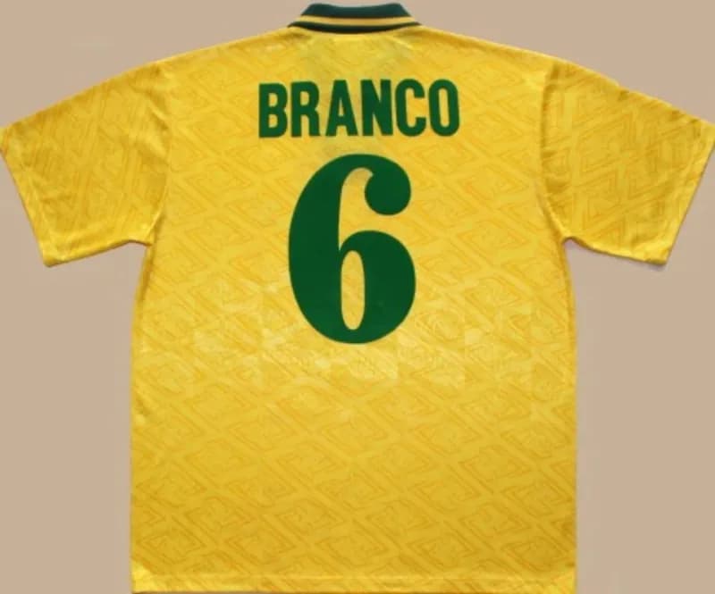 Nike Brazil National Team Jersey 2022 World Cup Home — 1991-1993巴西主场6号