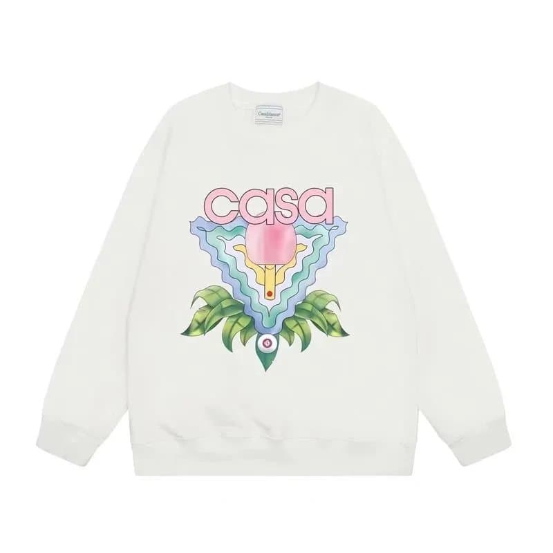 Casablanca Crewneck Sweatshirt Citrus Patch — 14