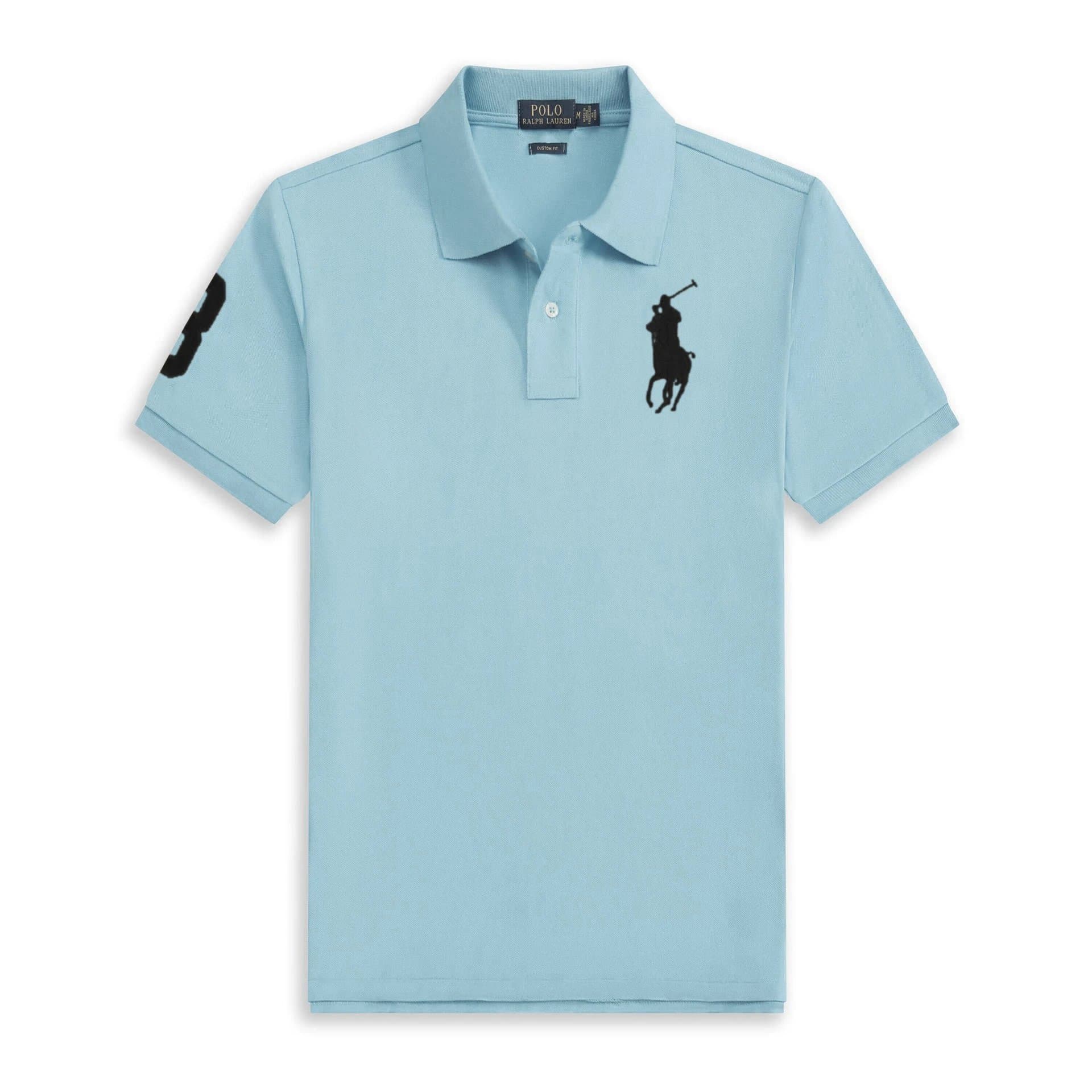 Polo Ralph Lauren Polo Shirt Big Pony — 浅蓝色