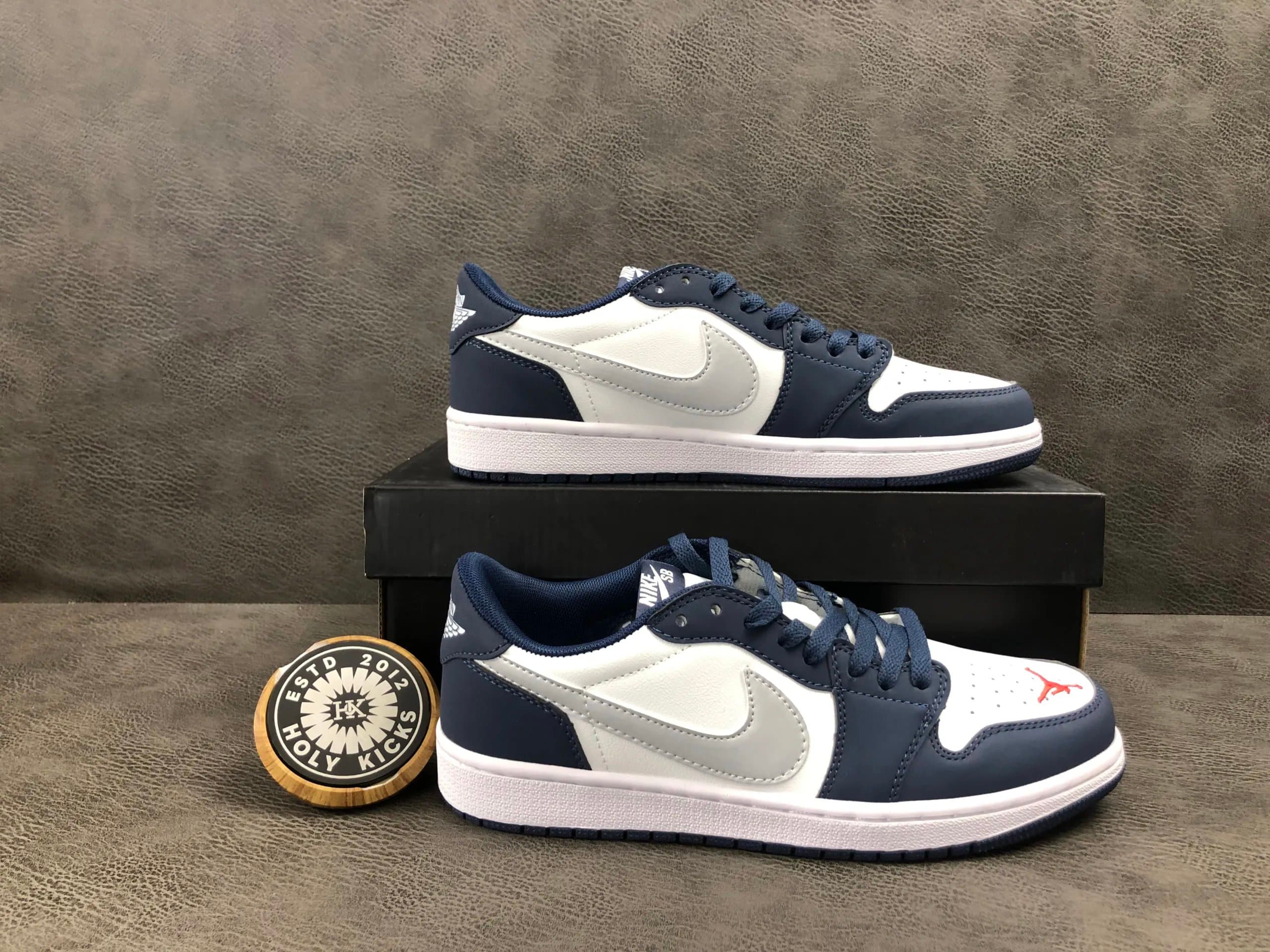 Air Jordan 1 Low Navy White