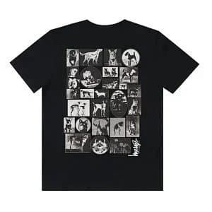 Balenciaga Graphic T-Shirt Dog Collage Print