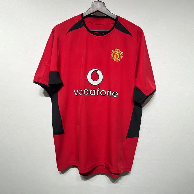 Adidas FC Barcelona Training Jersey Qatar Airways Sponsor — 03-04曼联主场