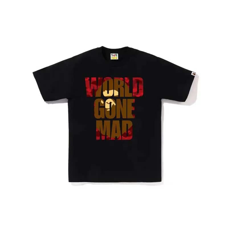 BAPE Short-Sleeve Tee Ape Head Logo — 739黑色