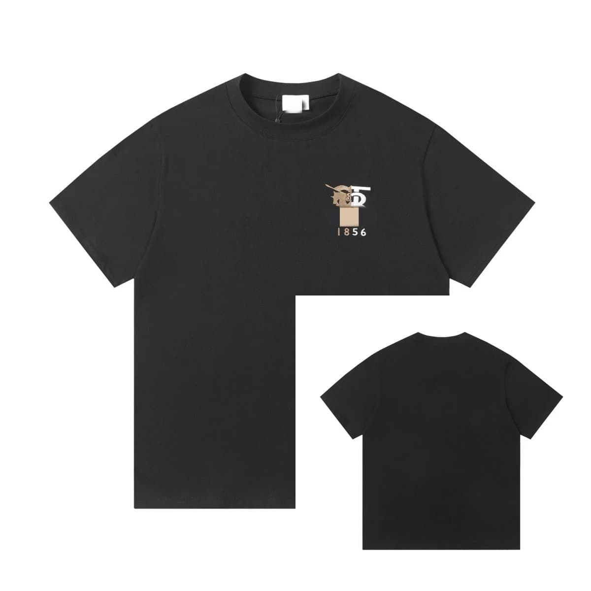 Burberry Logo T-Shirt Monogram Logo — 黑色709