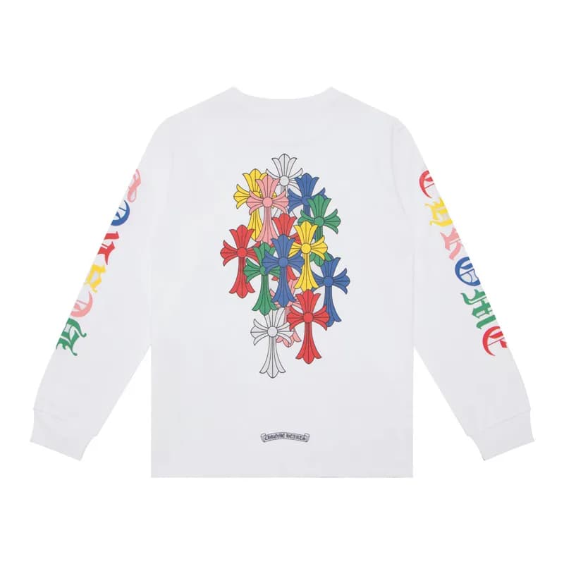 Chrome Hearts Long Sleeve Tee Build Graphic — 8003白