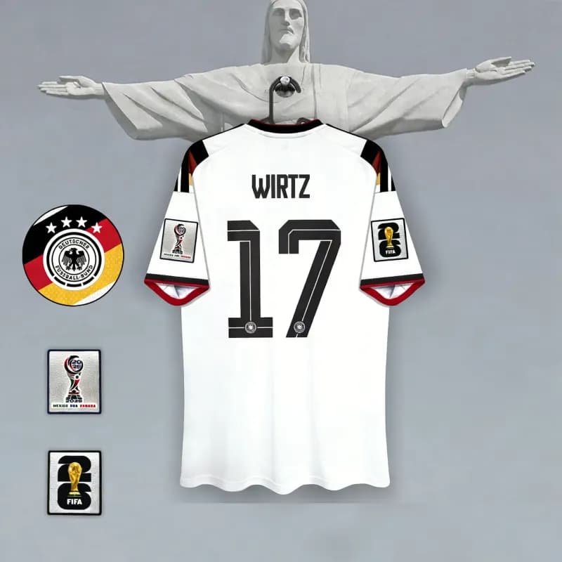 Spain 2006 World Cup Away Jersey Pedro #20 — 2627德国主场17号球星