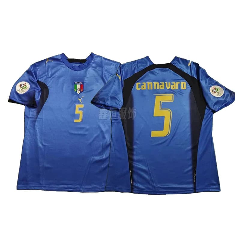 Puma Italy Home Jersey Cannavaro 2006 World Cup