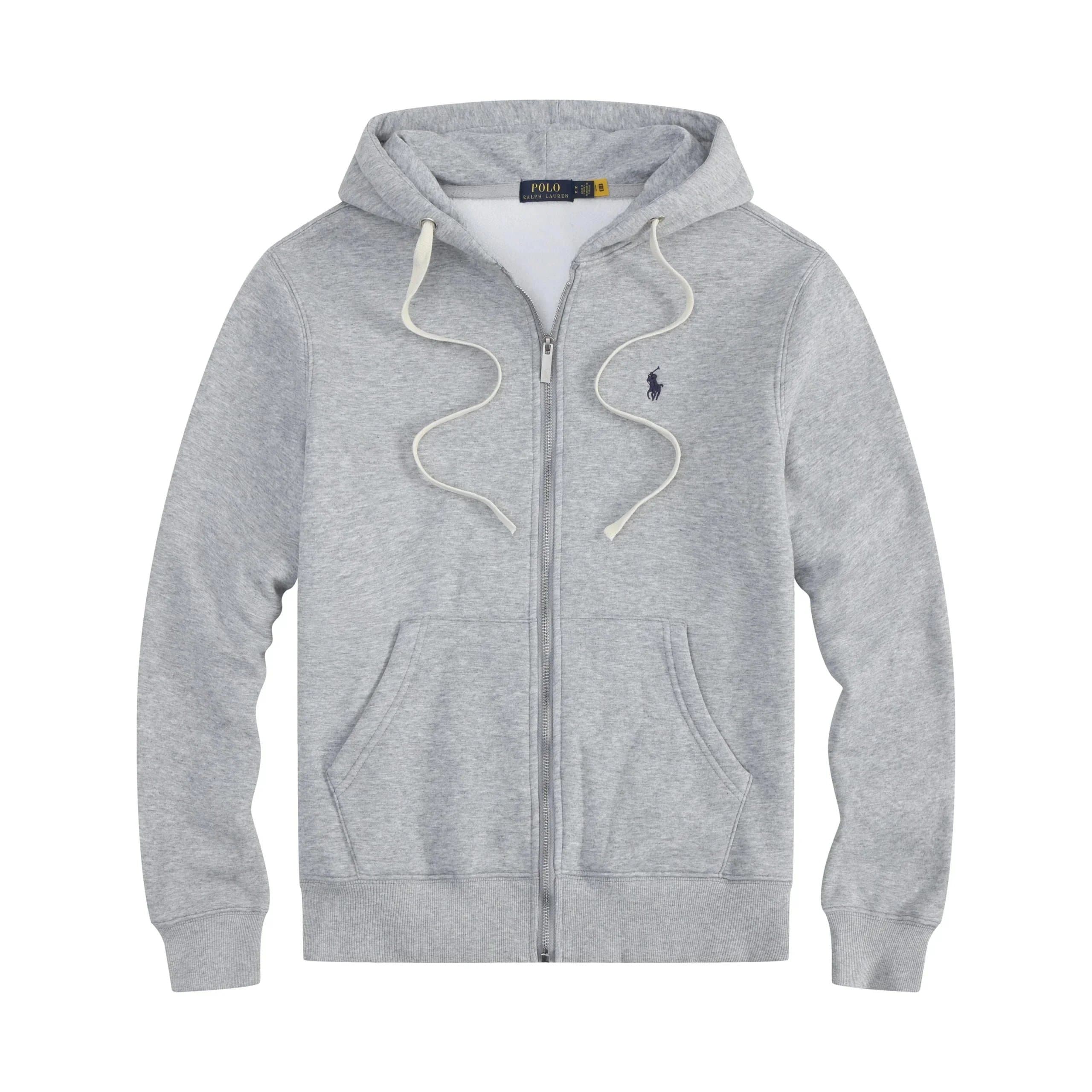 Polo Ralph Lauren Full-Zip Hoodie Heather Grey