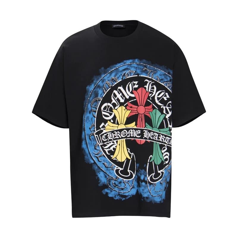 Chrome Hearts Graphic Tee Cross Logo — 6007黑