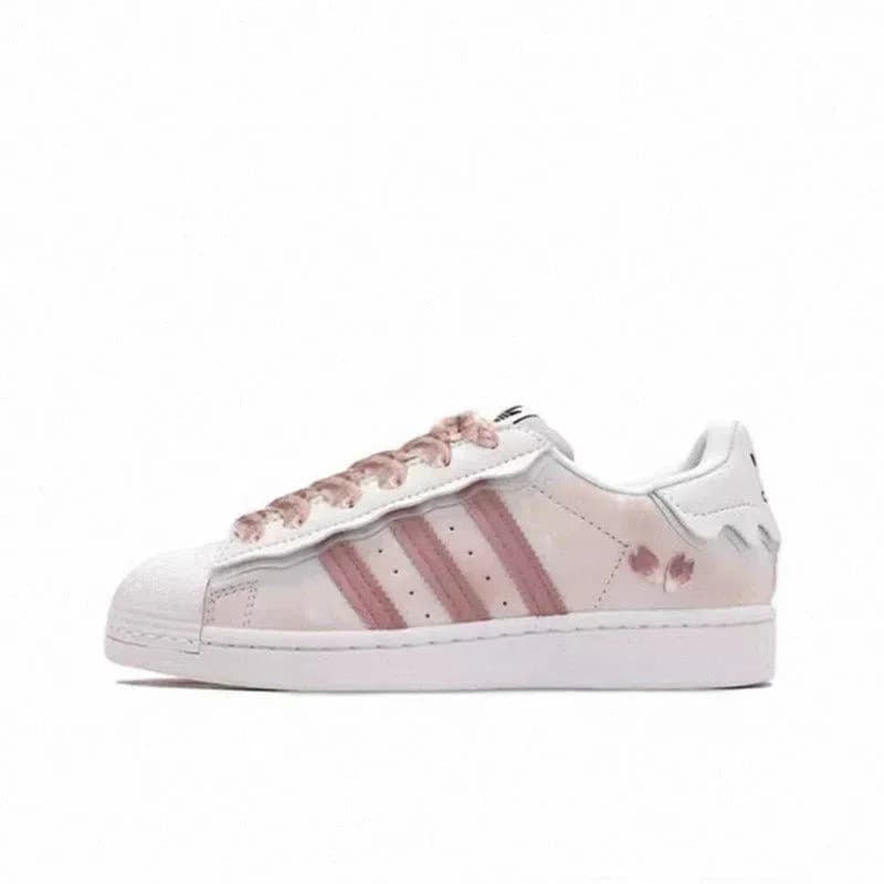 Adidas Superstar Leopard Print — 樱花粉