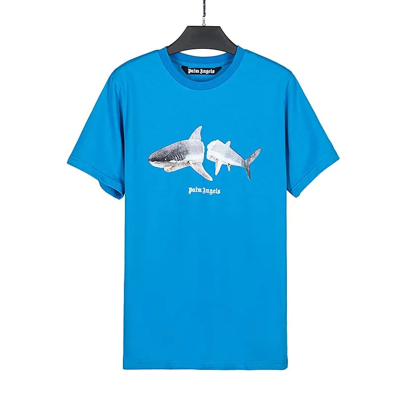 Palm Angels Tee Palm Tree Logo — 2181蓝
