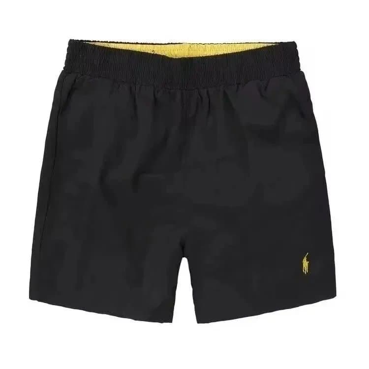 Polo Ralph Lauren Swim Shorts Black with Yellow Logo