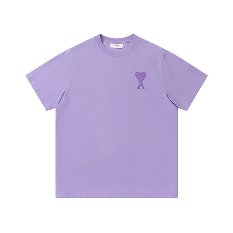 Amiri Heart Logo Tee Lavender