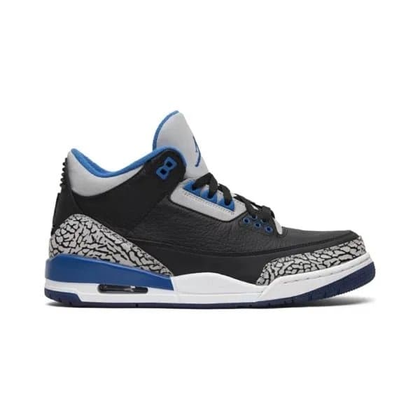 Air Jordan 3 Retro — 36-47.5 (Message Remarks Size) · SportBlue
