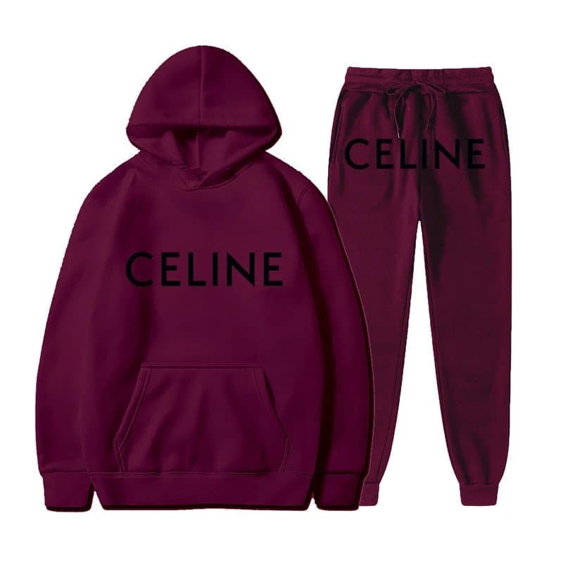 Celine Logo Joggers White Logo — 27