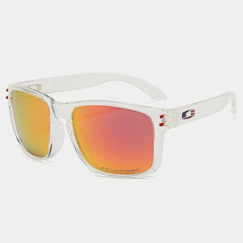 Oakley Holbrook Clear Frame with Fire Iridium Lens