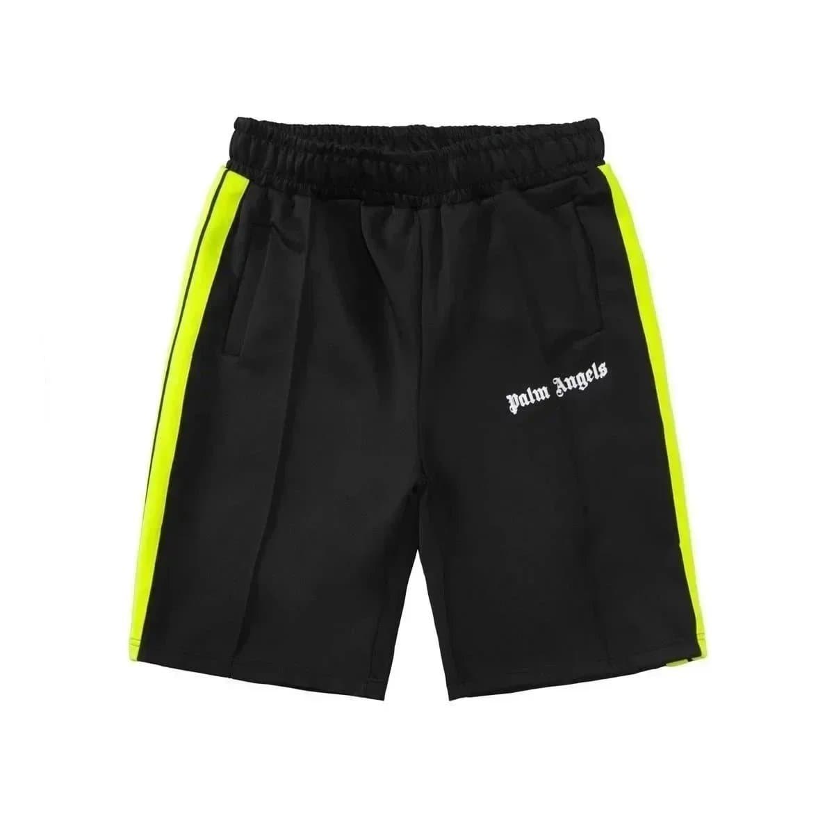 Palm Angels Logo Shorts Gothic Print — 18*High version