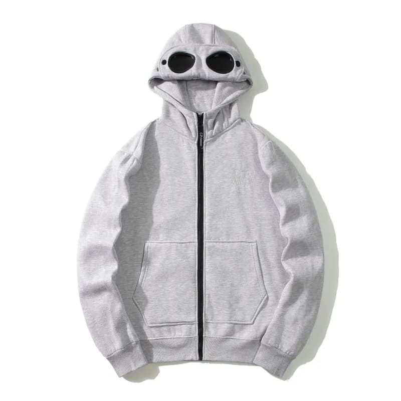 C.P. Company Goggle Jacket Light Grey — 3961 flower ash
