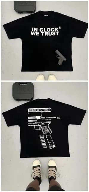 Graphic T-Shirt In Glock We Trust