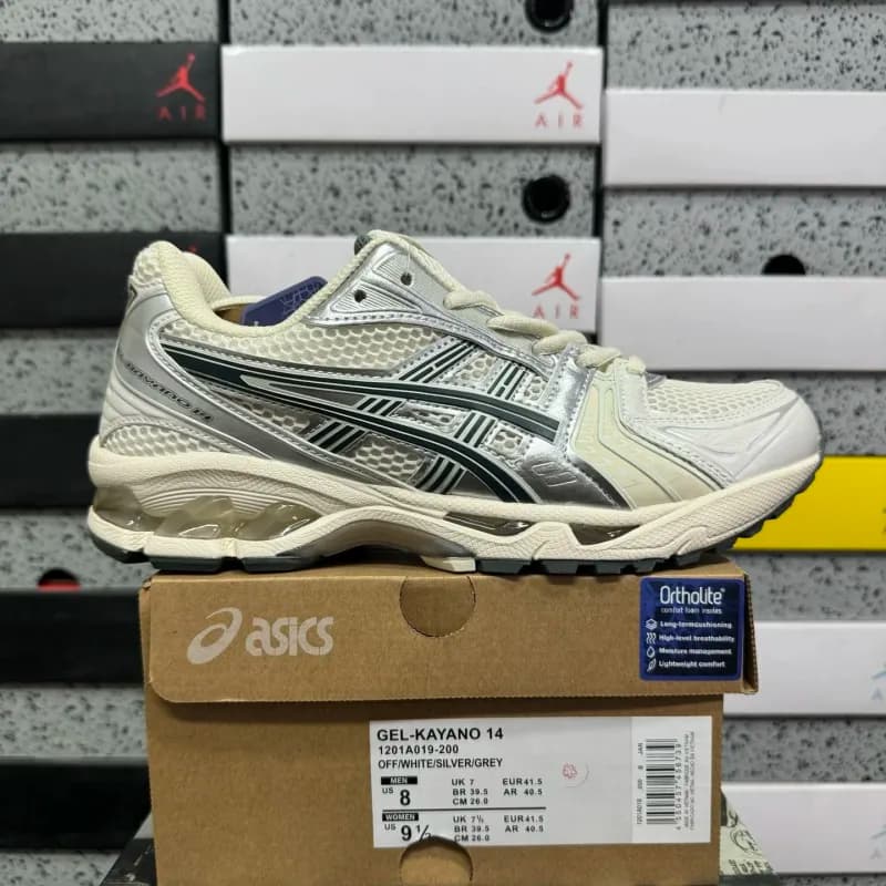 Asics GEL-KAYANO 14 Off White/Silver/Grey