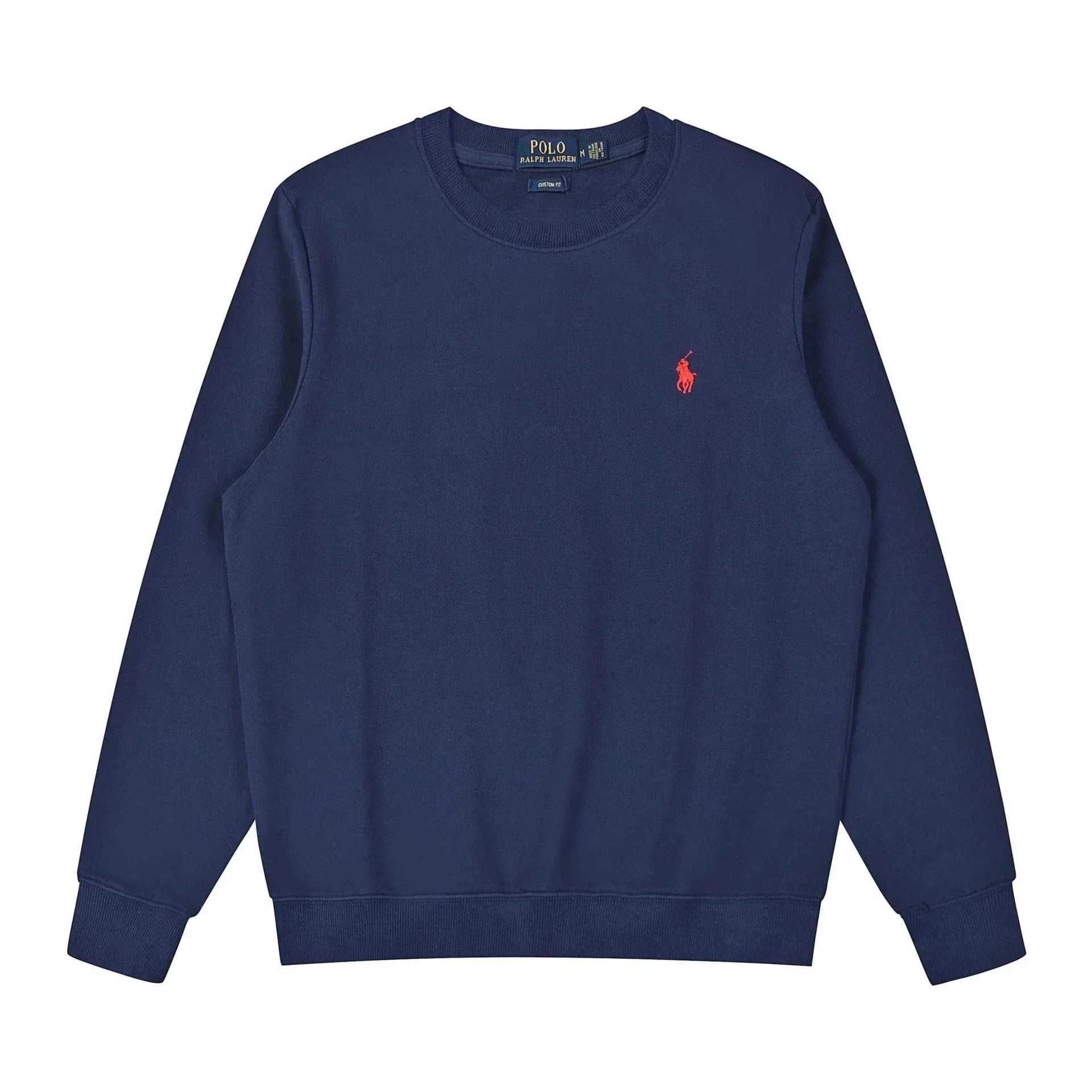 Polo Ralph Lauren Quarter-Zip Sweatshirt Ivory — ALBB-04