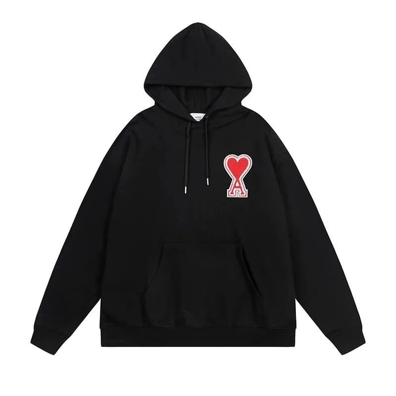 AMI Paris Hoodie Heart Logo