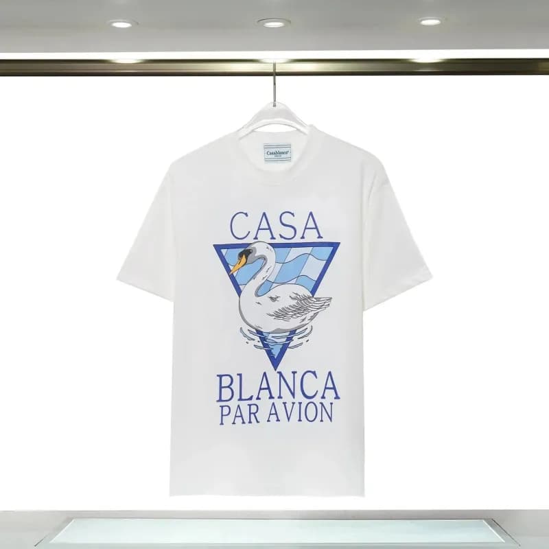 Casablanca Graphic T-Shirt Casa Blanca Tennis Print — 1