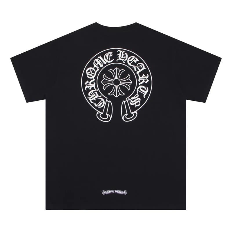 Chrome Hearts Graphic Tee Cross Logo — 6012黑 夜光
