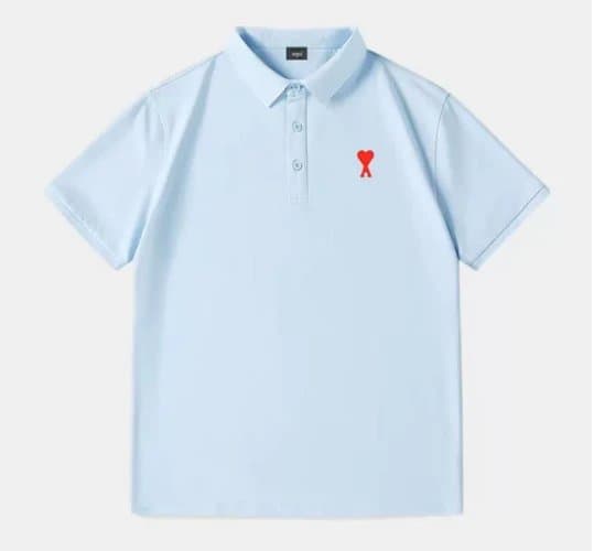 AMI Paris Logo T-Shirt Heart A Patch — 6