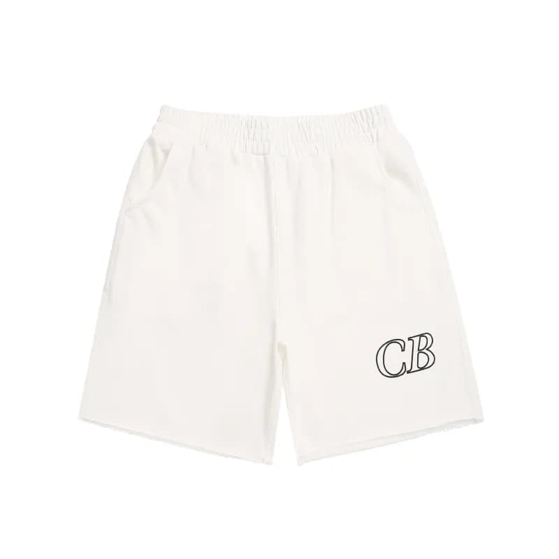 Balenciaga Crest Shorts White Crest Logo — CB681白色