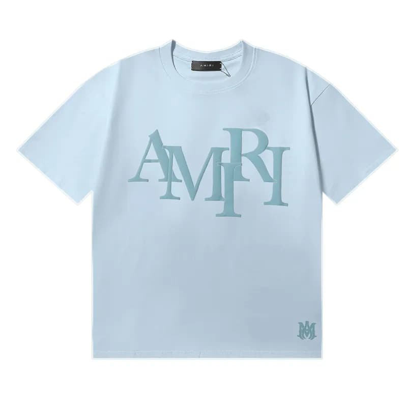 Amiri Logo T-Shirt Black — 973天蓝色
