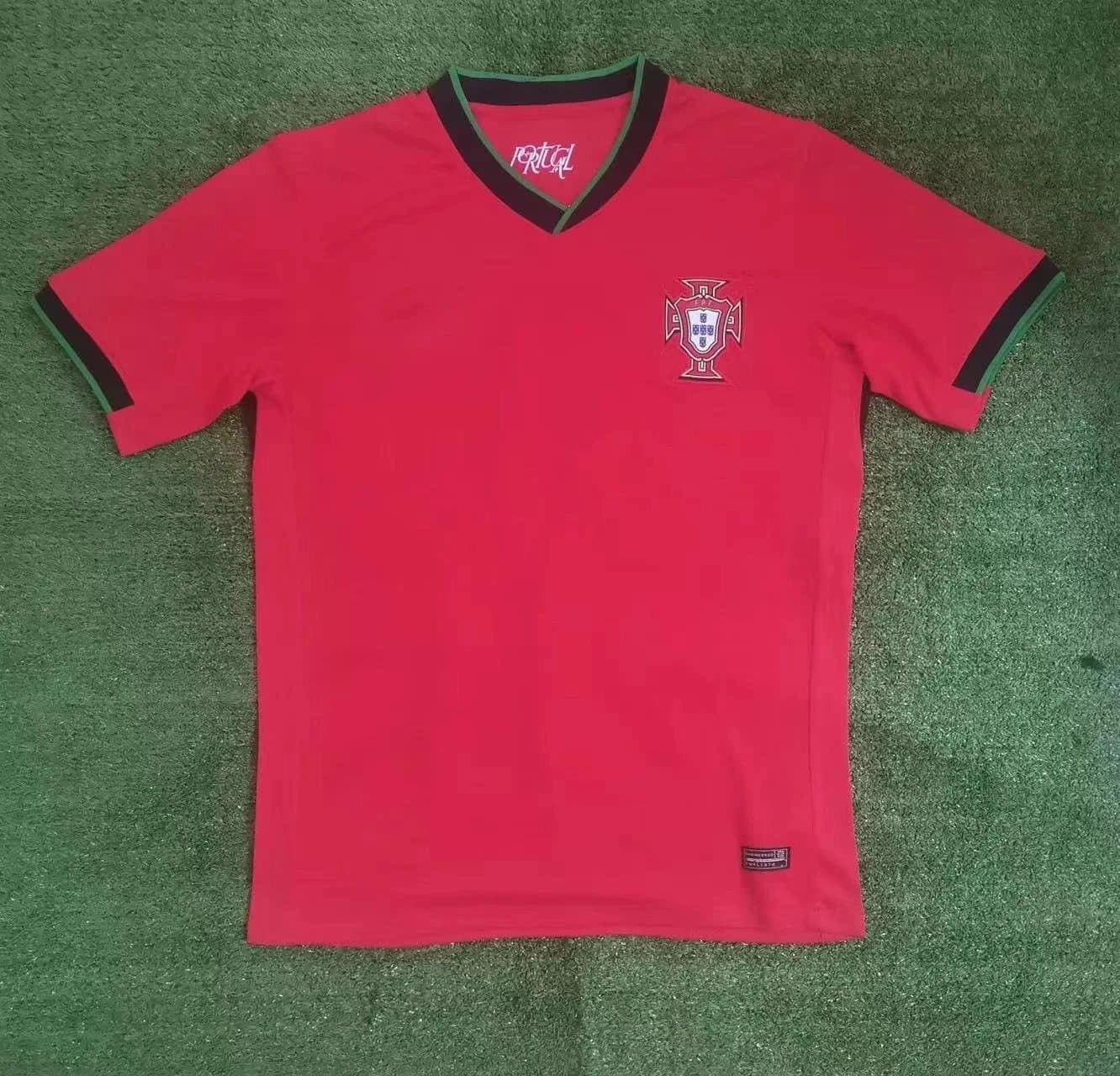 Adidas Home Jersey Abstract Print — 24-25葡萄牙主场