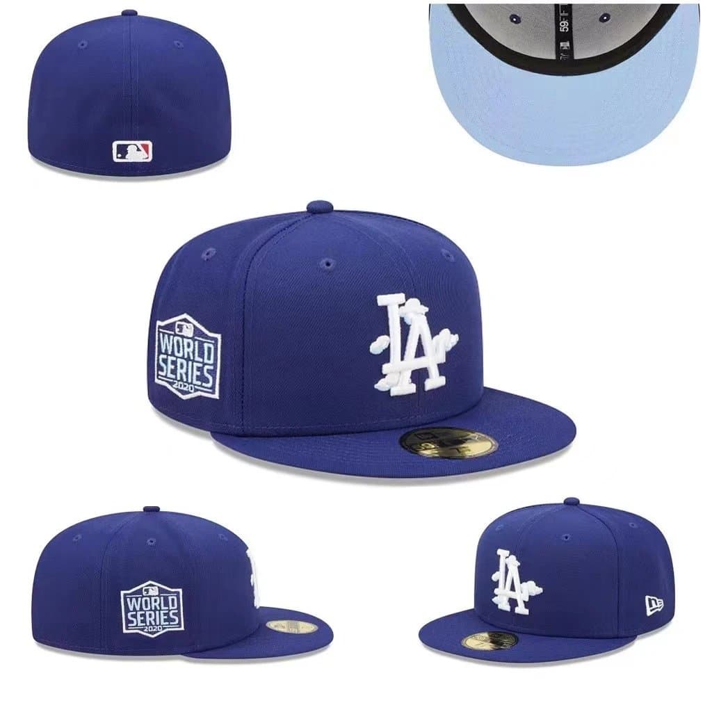 New Era × MLB 59FIFTY Fitted Cap LA Dodgers World Series Patch — 4
