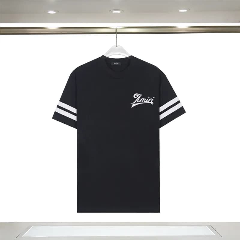 Ringer T-Shirt Celine Paris Logo — 931 black