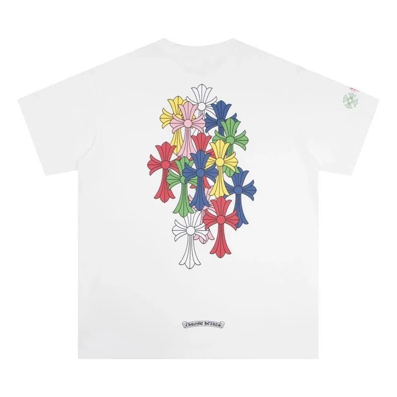 Chrome Hearts Graphic Tee Cross Logo — 6016白