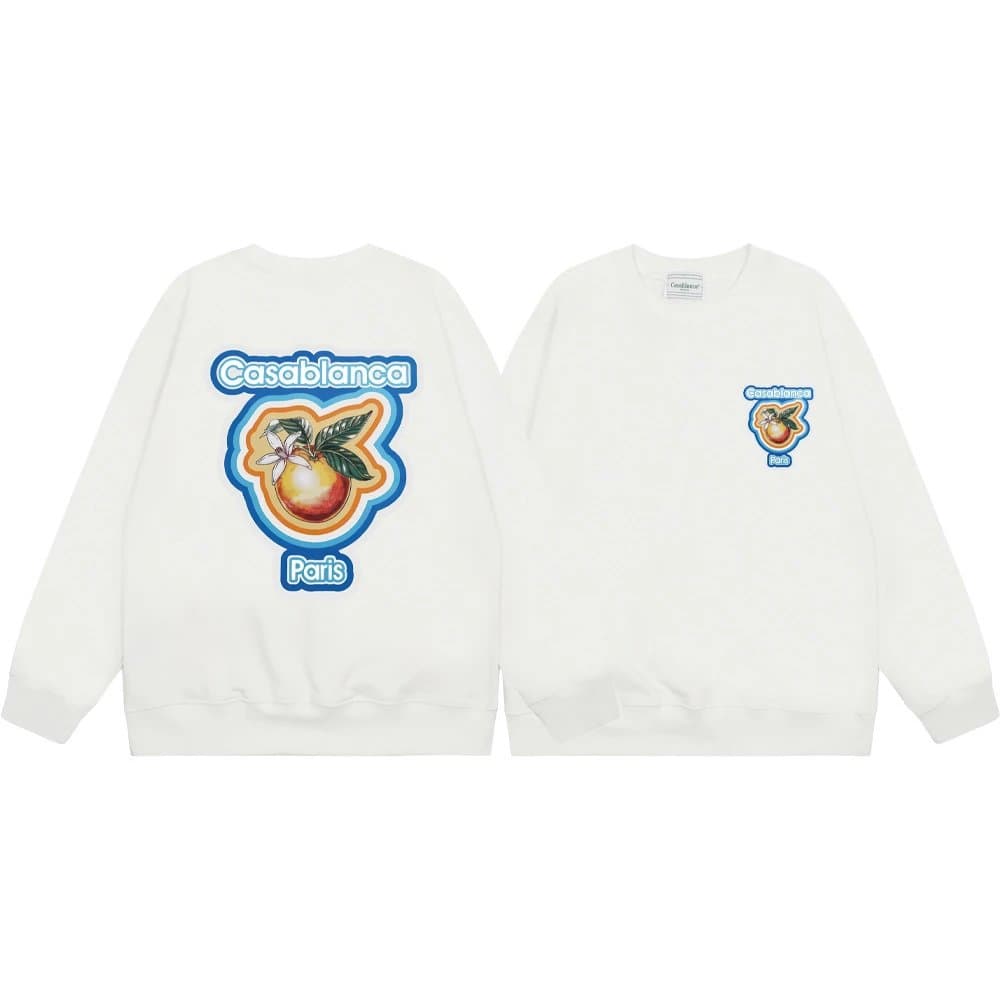 Balenciaga Cotton Sweatshirt Column Print — CB-07