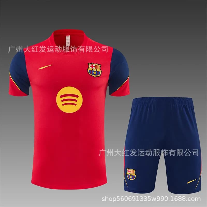 Nike Training Set Spotify x FC Barcelona — 2627短袖巴萨红色