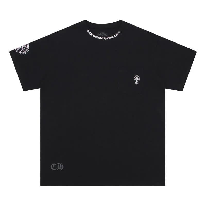 Chrome Hearts Graphic Tee Cross Logo — 6022黑