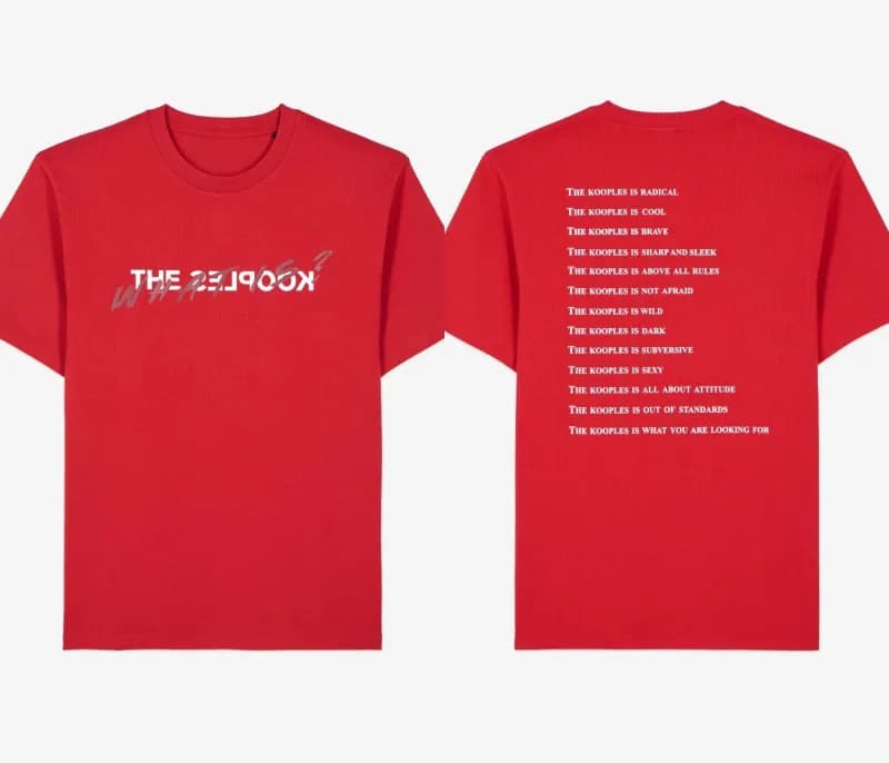 Graphic Tee The Kooples Statement Print