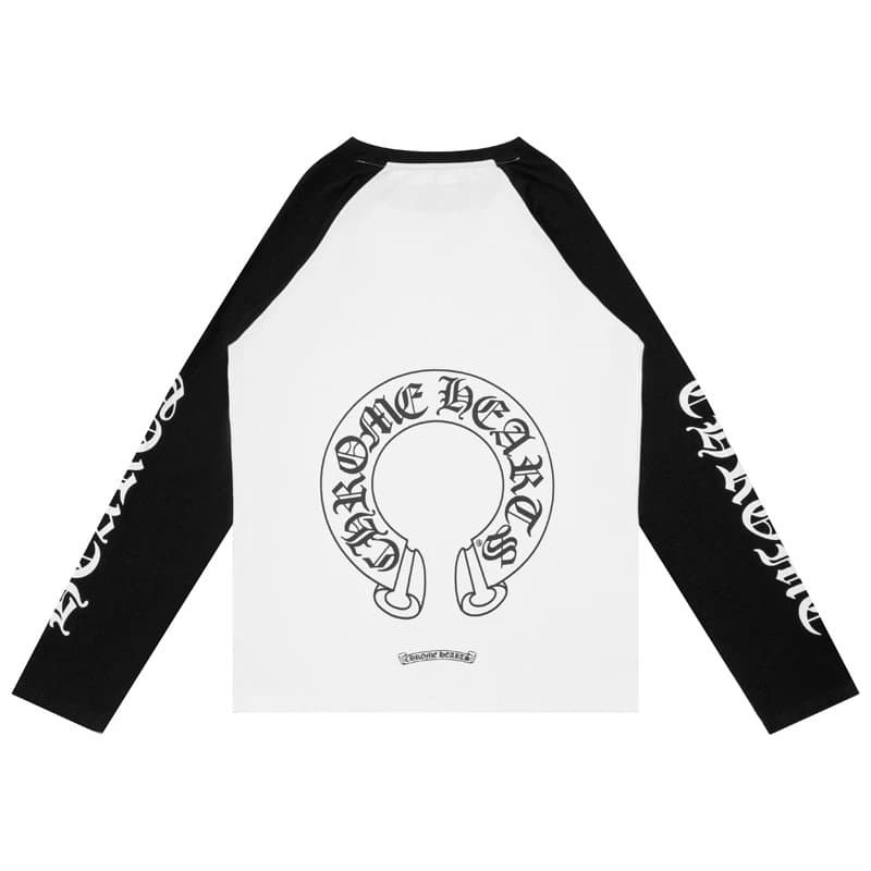 Chrome Hearts Long Sleeve Tee Multicolor Cross Print — K9004