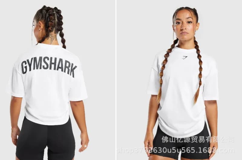 Cropped T-Shirt Bold Logo Back