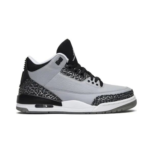 Air Jordan 3 Retro — 36-47.5 (Message Remarks Size) · WolfGrey