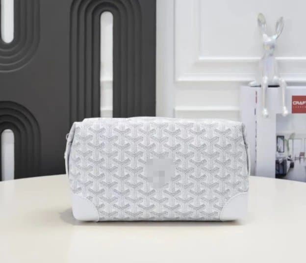 Goyard Saint Louis Chevron Canvas — 白