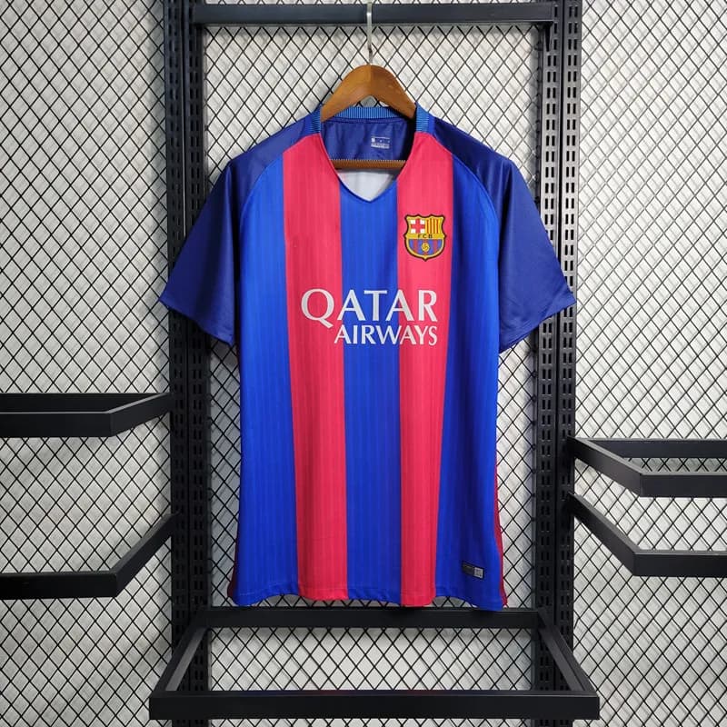 Adidas Real Madrid Away Jersey Siemens Sponsor — 16-17巴萨主场