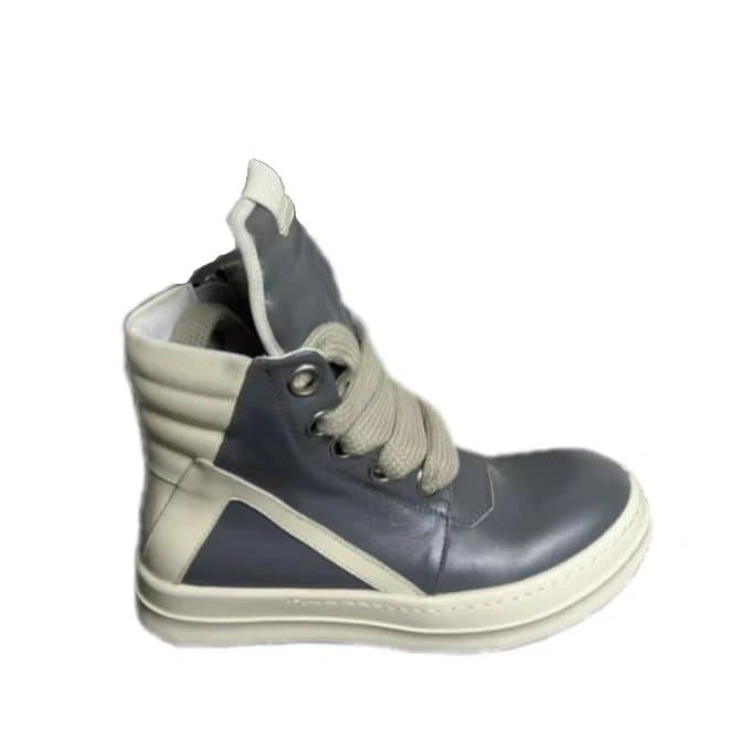 Rick Owens Drkshdw Ramones Suede — 倒三角深灰色